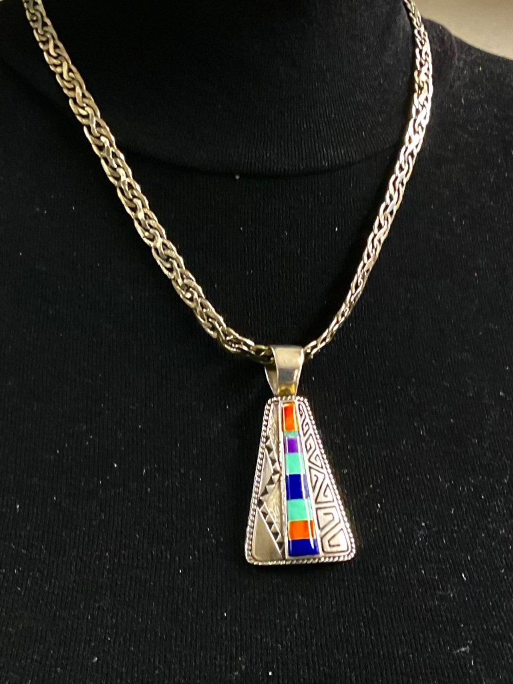 Carolyn Pollack Relios  Pendent and Sterling Chain